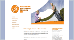 Desktop Screenshot of hervormdescholenede.nl
